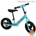 Беговел KIDS 12 д. M 3143-2 голубой